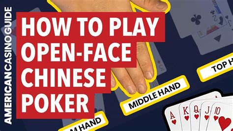 Open face chinese poker pontuação